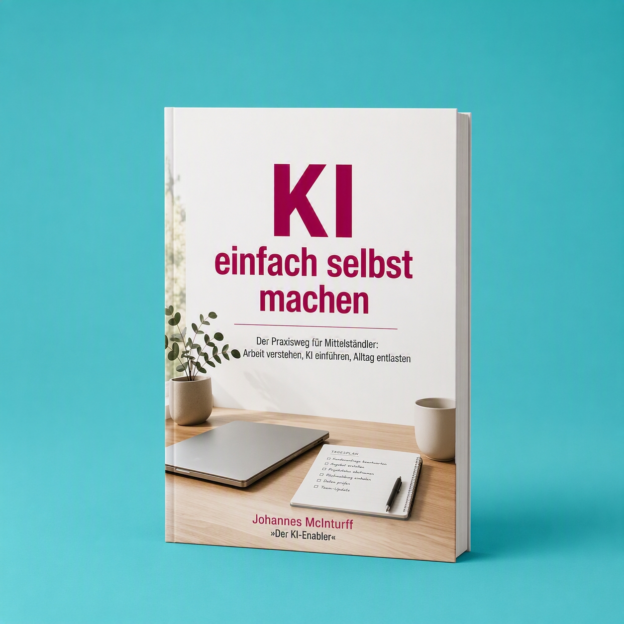 Buchcover KI einfach selbst machen Print